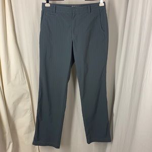 NIKE 32/32 32x32 Herringbone Gray Tour Performance Dri Fit Pants Golf